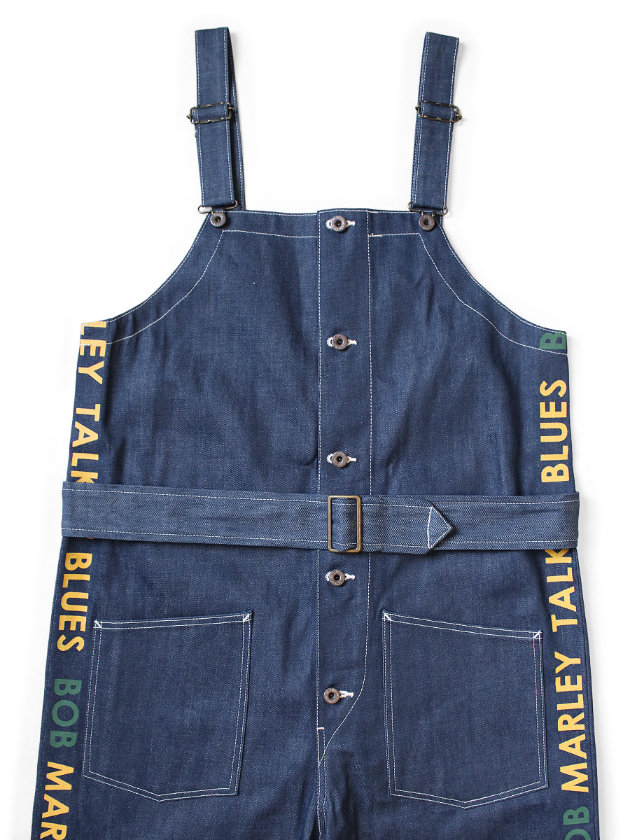 12oz Denim Marley Talkin Blues Overall MENS | KAPITAL