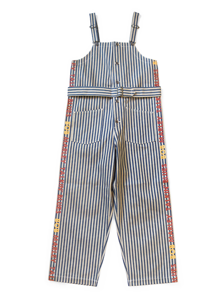 KAPITAL ヒッコリーストライプ ワークパンツ　シンチバック　ショップ袋付 KAPITAL ヒッコリーストライプ ワークパンツ シンチバック