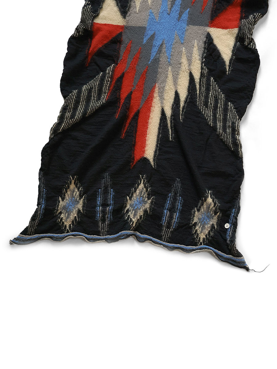 縮絨ウール オルテガブランケットマフラー | KAPITAL