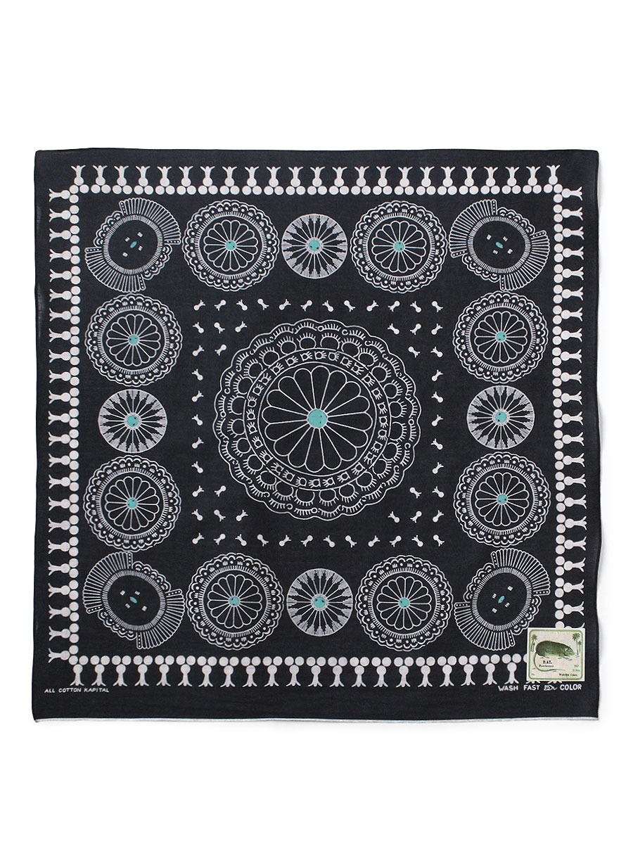 Kapital バンダナ　ブラック Bandana | KAPITAL