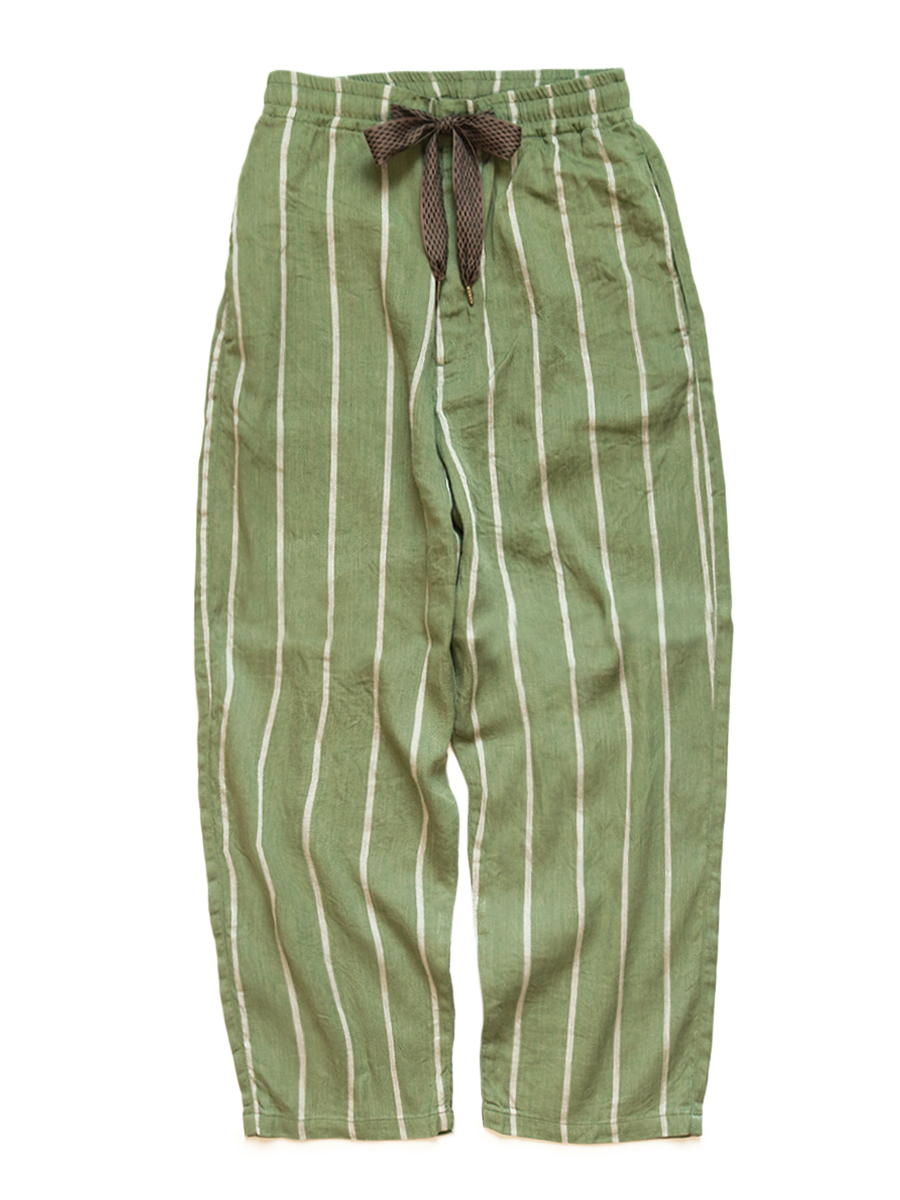 リネン フィリーズストライプ イージーパンツ Kapital