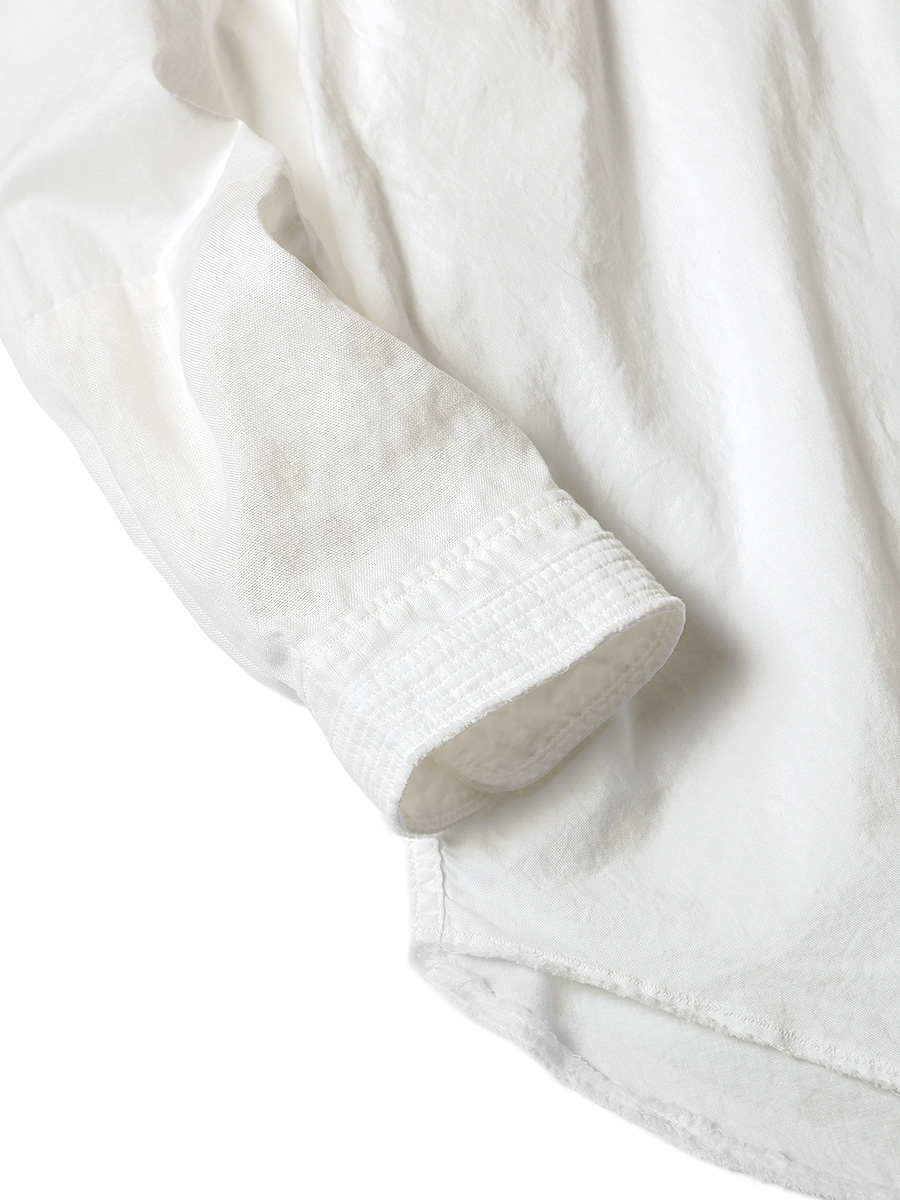 KAPITAL 綿×リネン パッチワークグランデシャツ