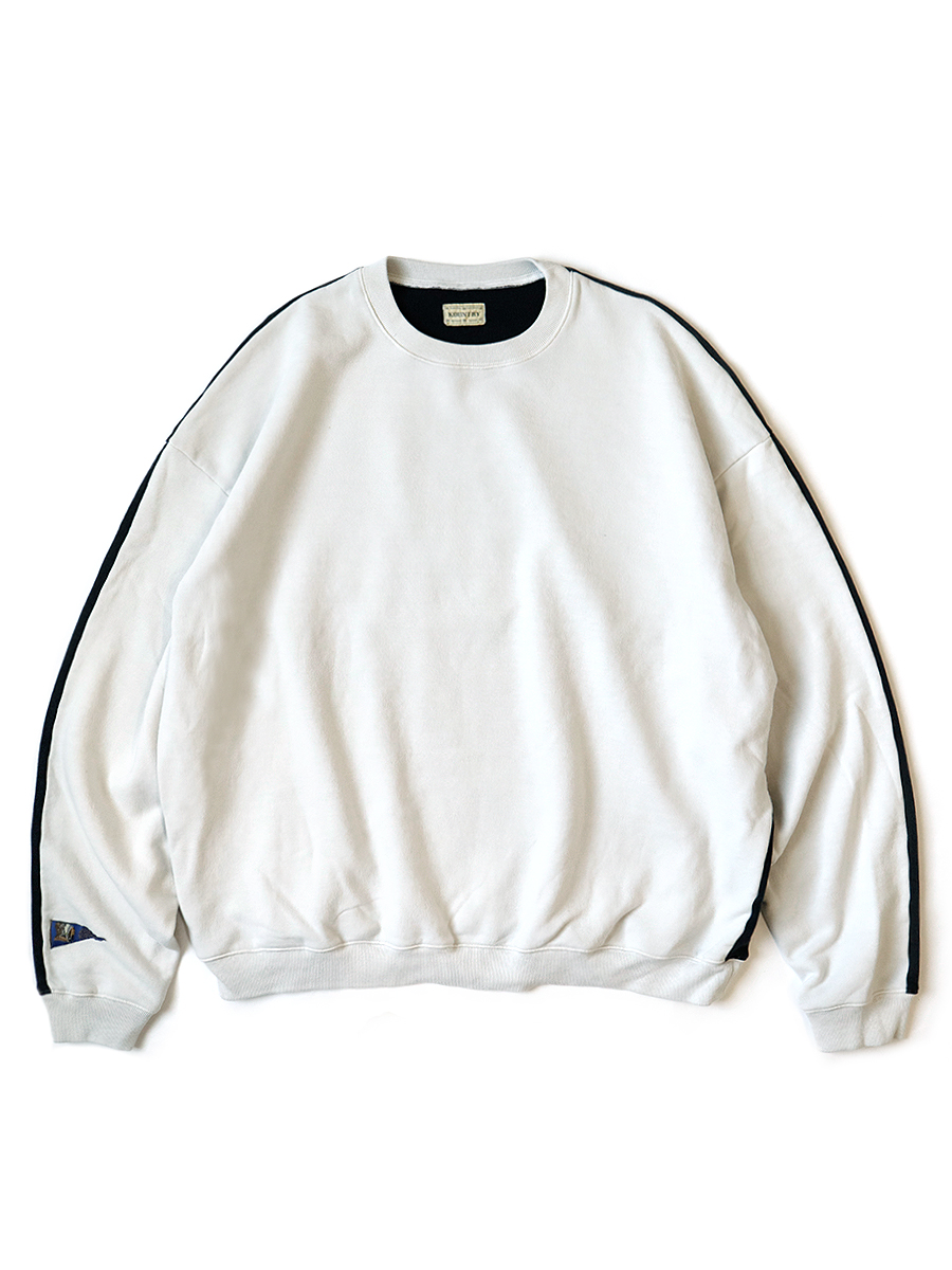 KAPITAL 裏毛2TONE BIG SWEAT スカルスウェット パープル