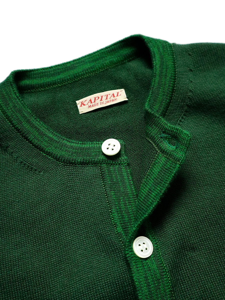 Kapital 綿ニットパンチングスリーブボレロカーディガン日プ女子