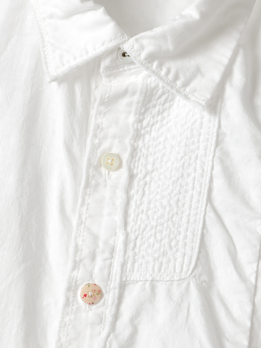 綿×リネン パッチワークカトマンズシャツ（半袖）2022 | KAPITAL