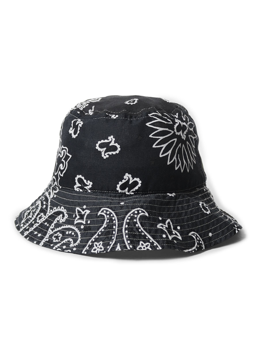 KAPITAL バンダナ柄 バケットハット バンダナパッチワークpt バケットHAT（長ツバ） | KAPITAL