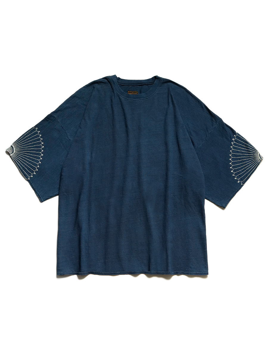 国内外ラッパーに超人気! KAPITAL 3フラグ タイダイ 天竺Tシャツ XL | KAPITAL