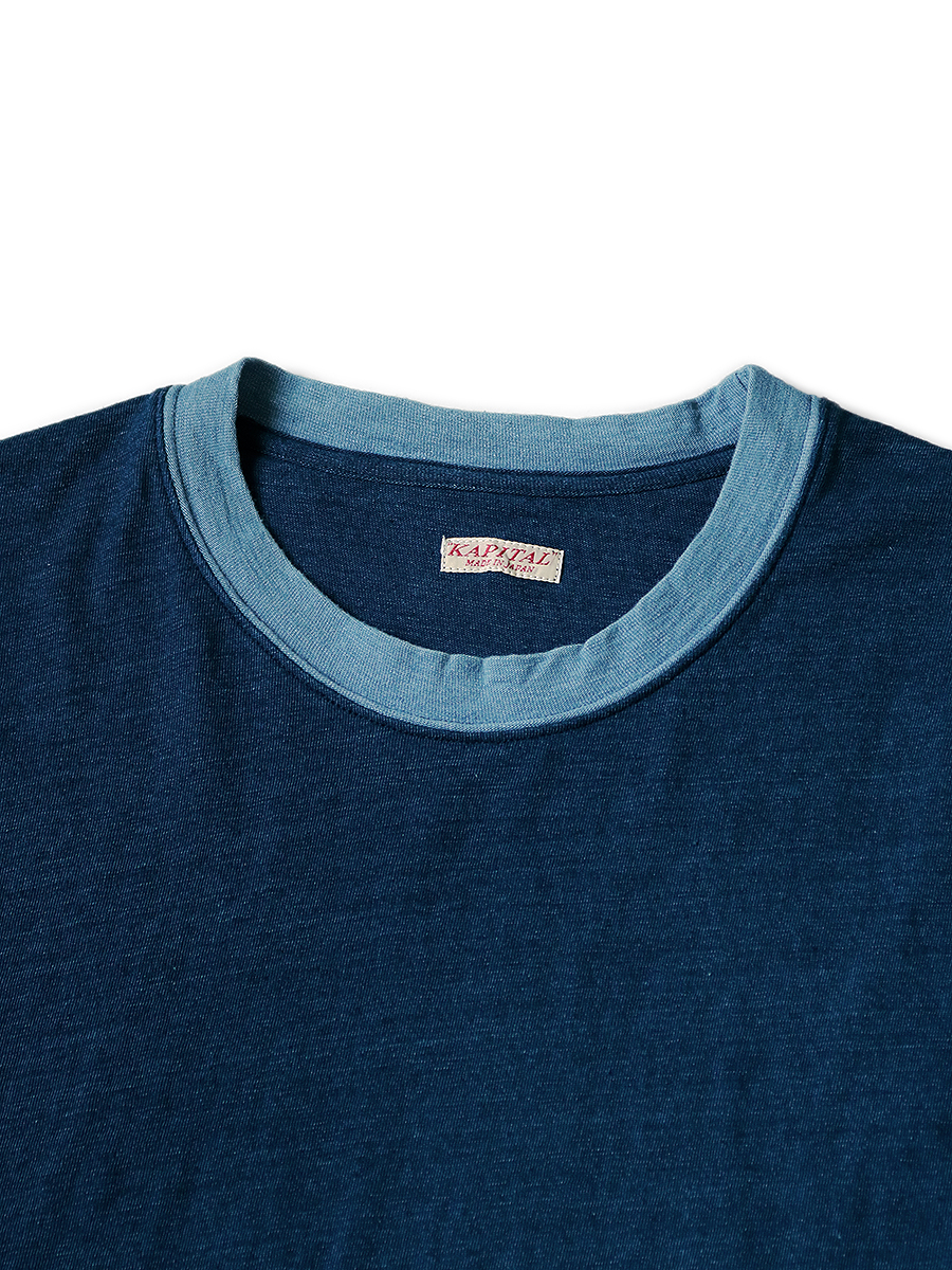 キャピタル IDG天竺 ヒッピーロンT（刺し子パッチワーク）