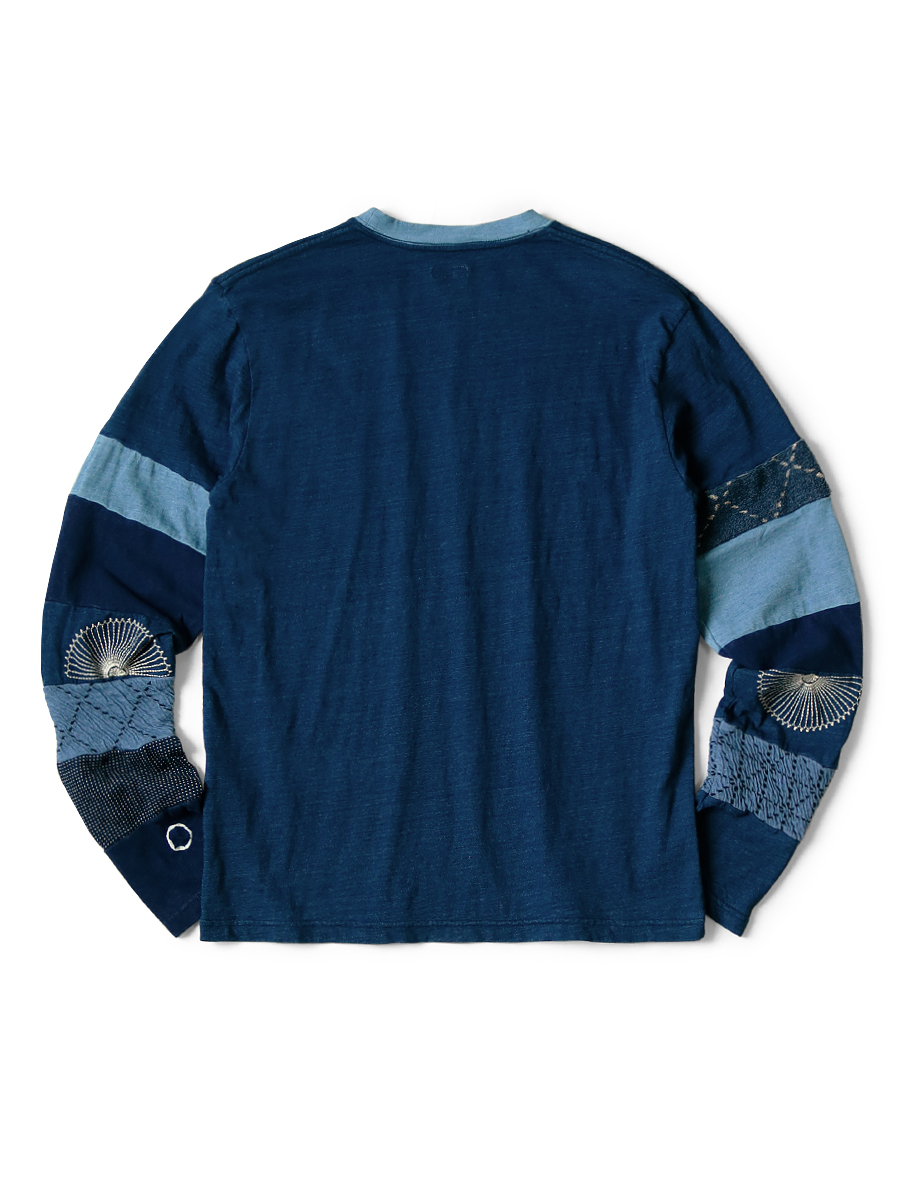 キャピタル kapital 長袖　XL ヒッピーロンT 刺子パッチワーク キャピタル kapital 長袖 XL ヒッピーロンT 刺子パッチワーク kapital