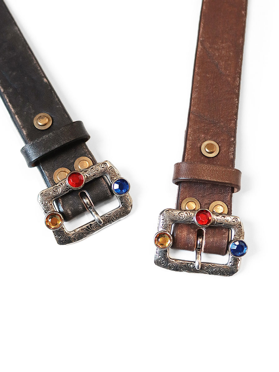 KAPITAL ベルト kapital ベルト オイルレザー スタッズディスコ