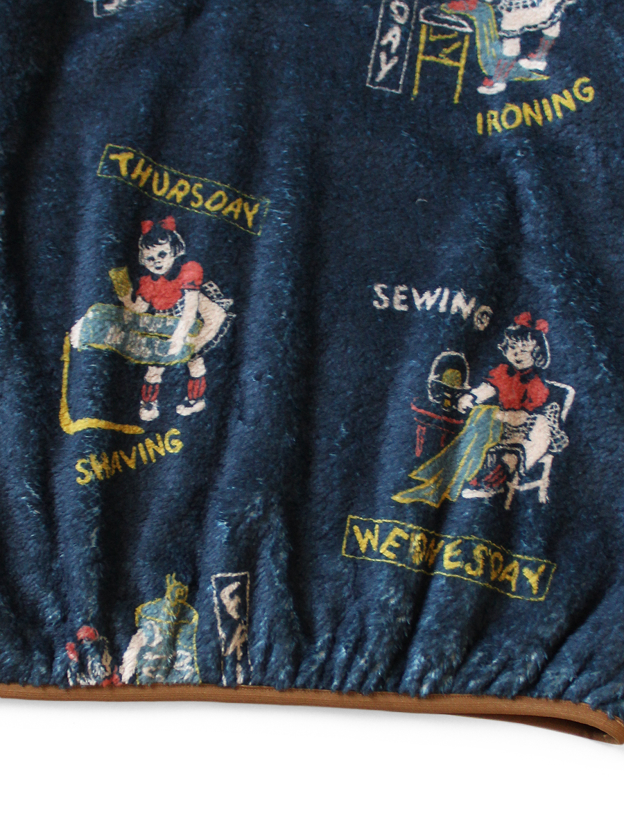 最終値下 KAPITAL カントリーカレンダー柄フリース スナップT