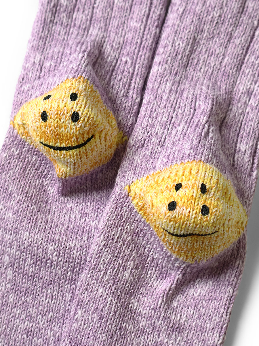 56本 3×1リブ RAINBOWY HAPPY HEEL ソックス | KAPITAL