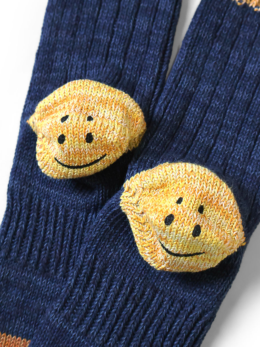 60本 杢 IVY RAINBOWY HAPPY HEEL ホールドソックス | KAPITAL