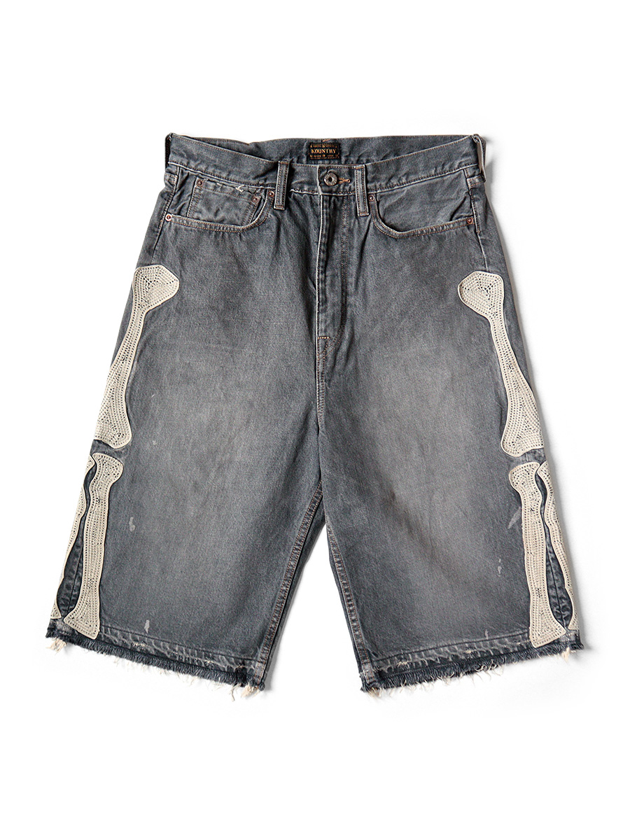 Kapital bone shorts ボーンデニムショーツ | hartwellspremium.com