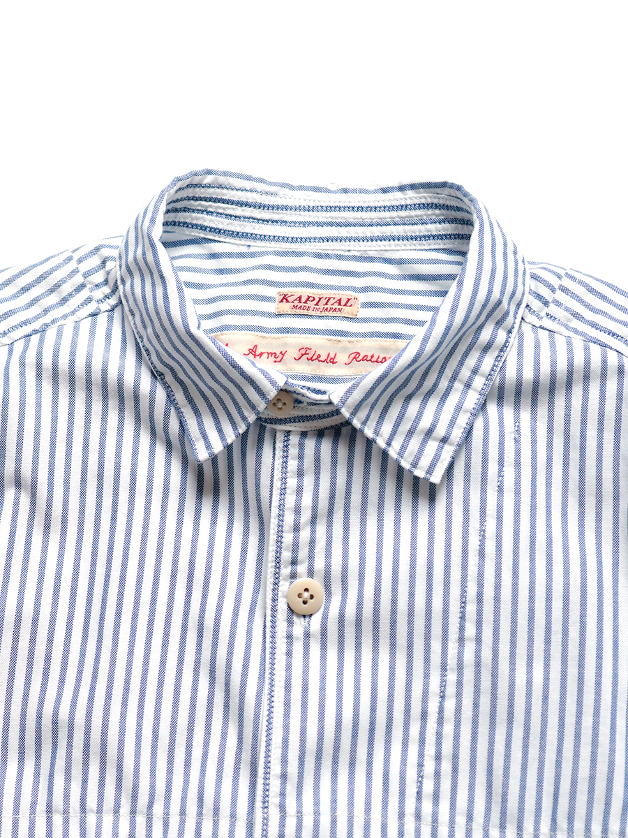 OXストライプ アノラックシャツ | KAPITAL