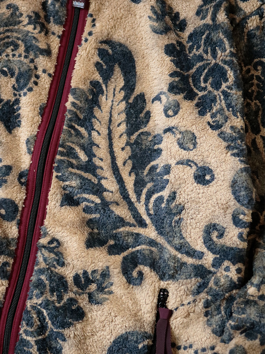 ダマスク柄フリース ZIPブルゾン（バージンマリア） | KAPITAL 