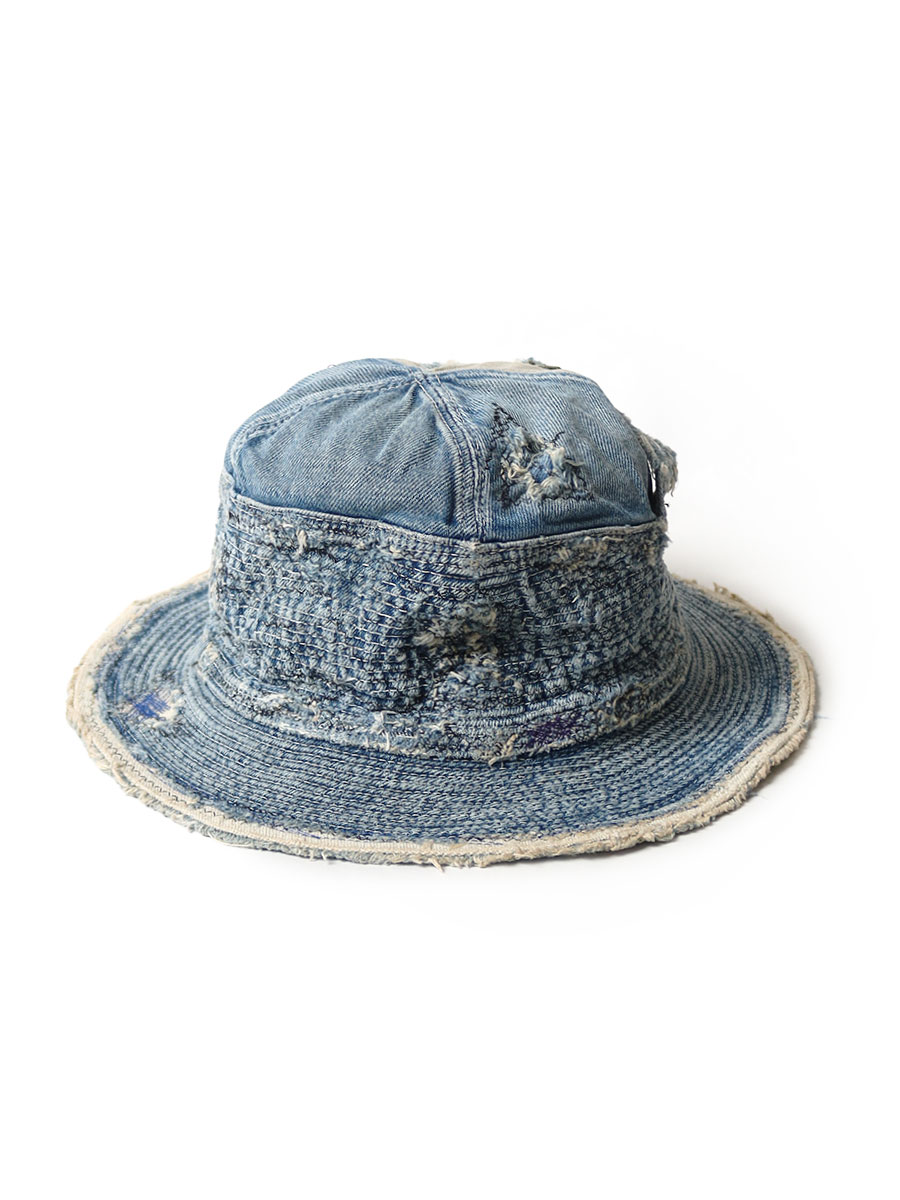 ウォバッシュ岡山デニム☆12oz☆バケットハット 帽子☆ユニ
