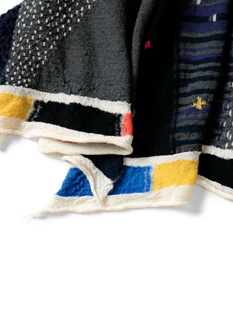 縮絨ウール 宇宙ギャベマフラー | KAPITAL