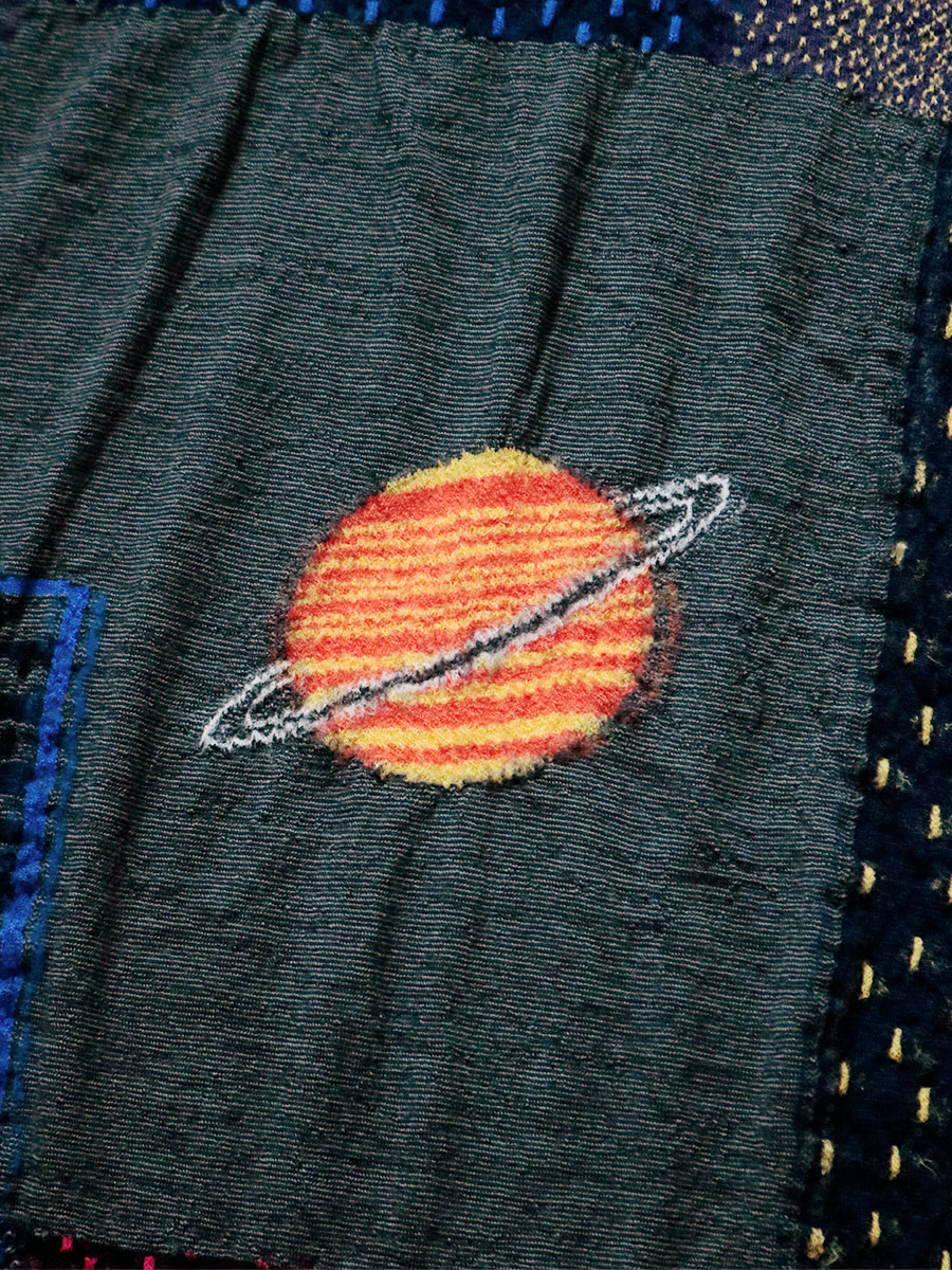 縮絨ウール 宇宙ギャベマフラー | KAPITAL