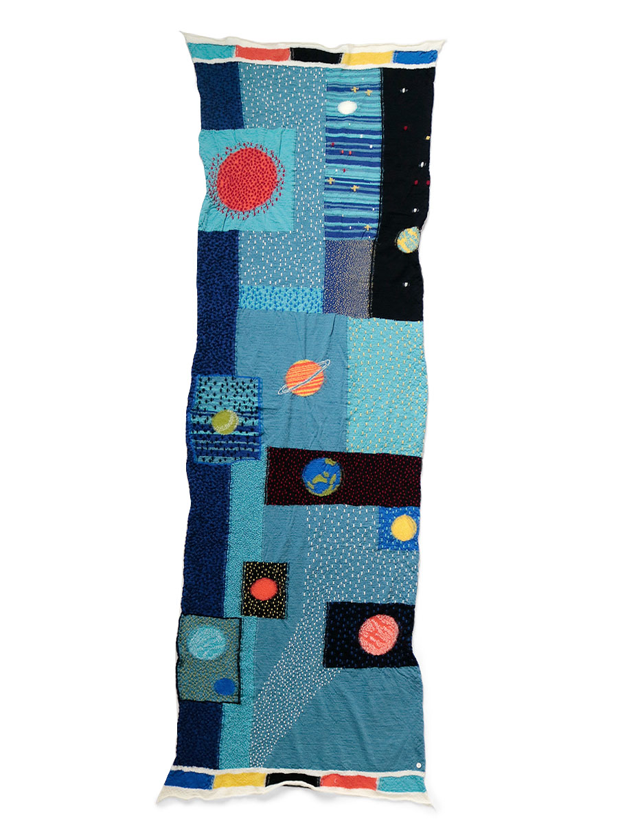 KAPITAL キャピタル 縮絨ウール宇宙ギャベマフラー ミックスカラー 縮絨ウール 宇宙ギャベマフラー | KAPITAL