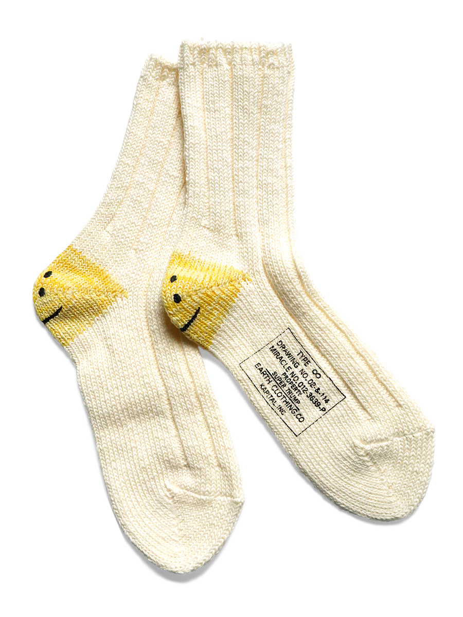 56本 MA-1 RAINBOWY HAPPY HEEL ソックス | KAPITAL