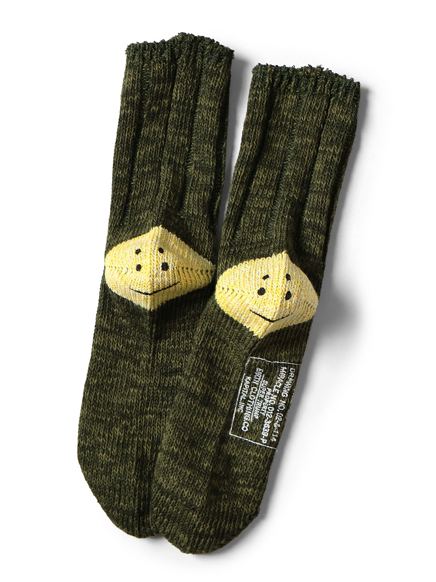 56本 MA-1 RAINBOWY HAPPY HEEL ソックス | KAPITAL