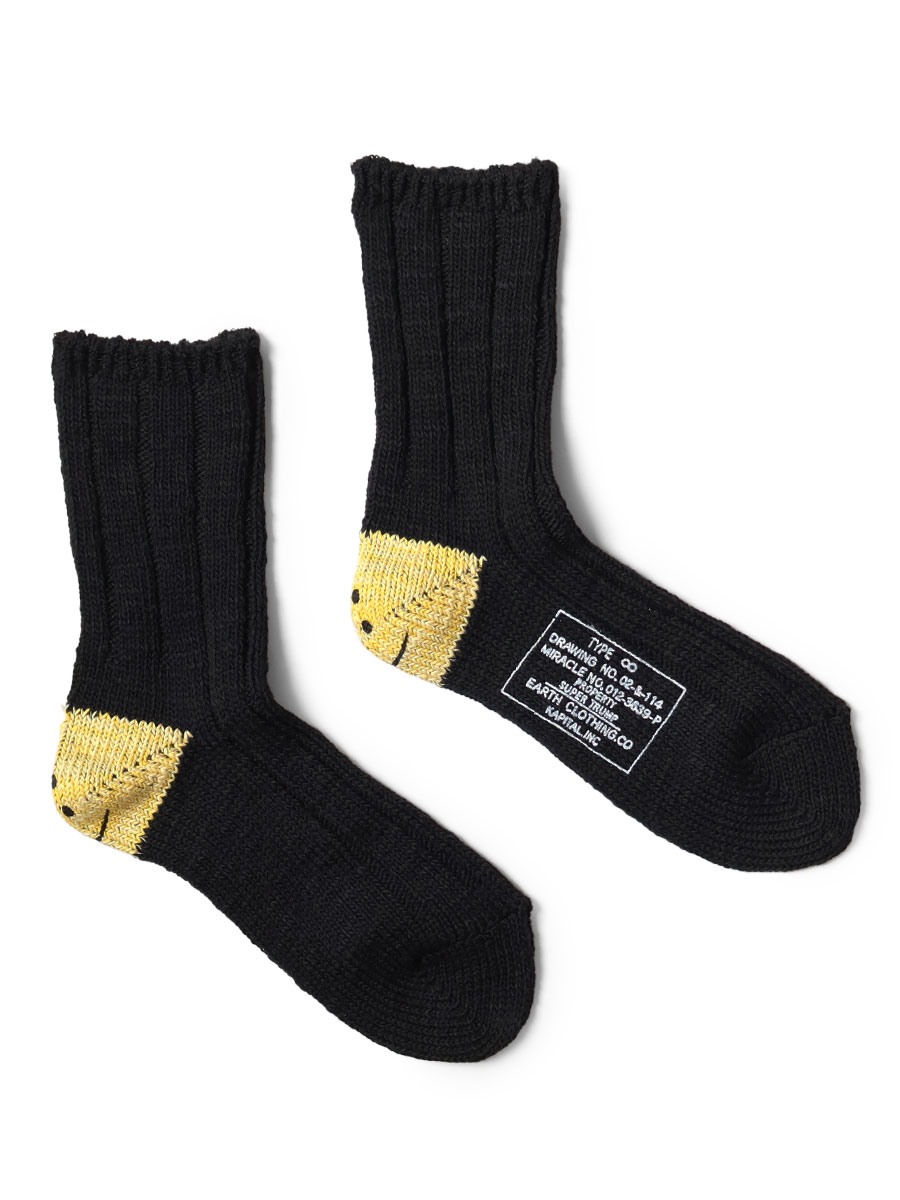 56本 MA-1 RAINBOWY HAPPY HEEL ソックス | KAPITAL