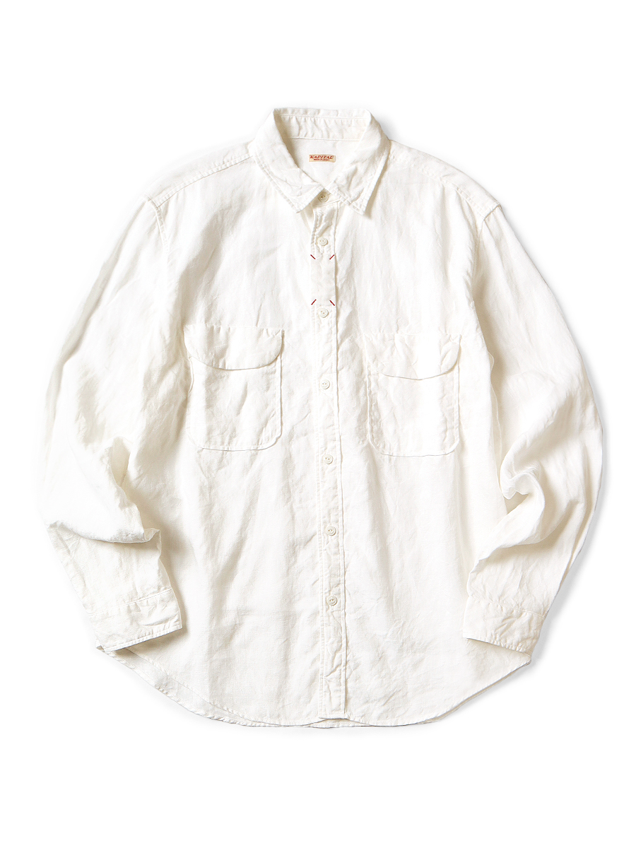 KAPITAL　シャツ　1　リネン　ニット Shirt (Long Sleeve) | KAPITAL