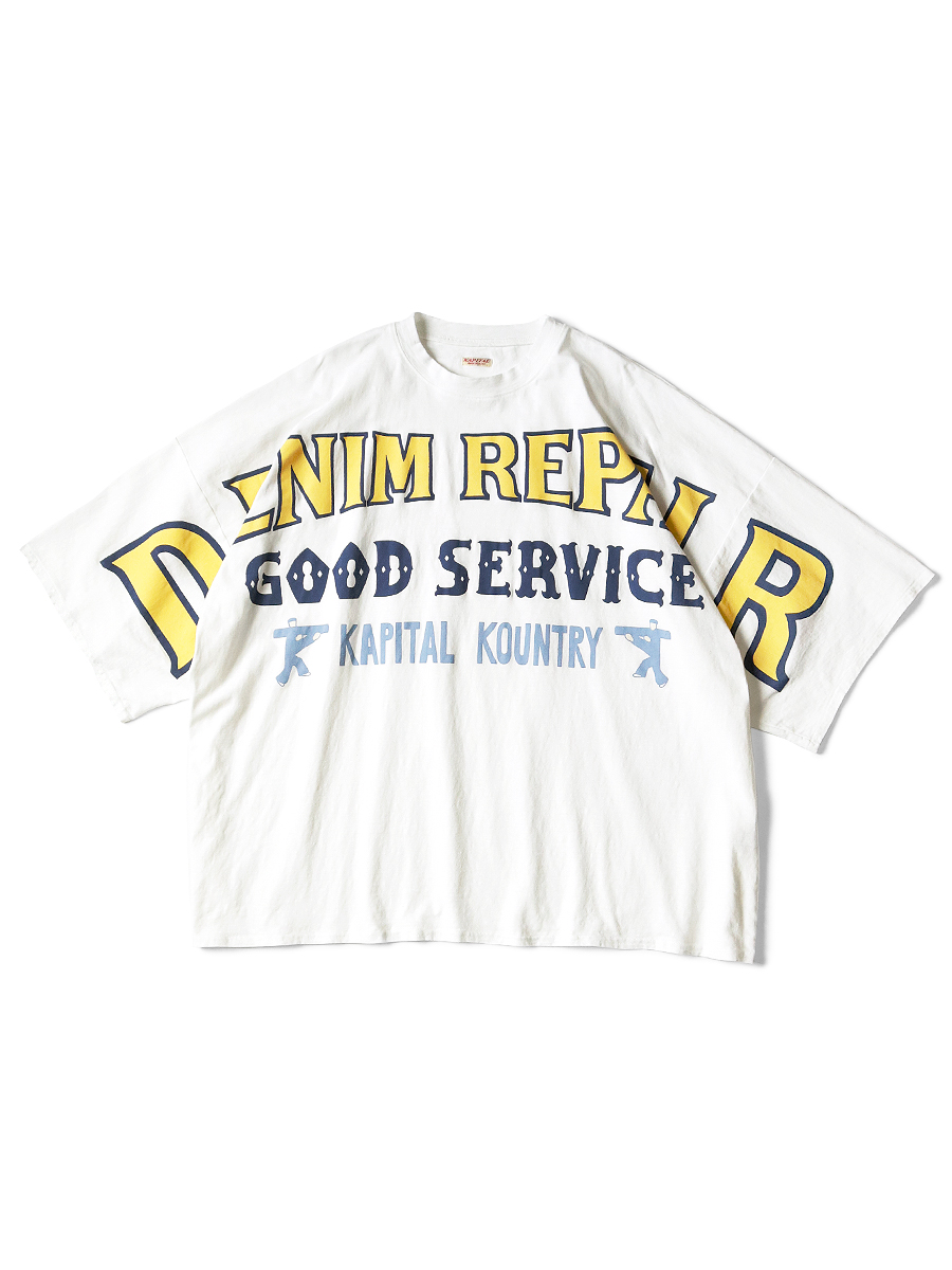 18.5/-天竺 HUGE-T（DENIM REPAIRpt） | KAPITAL