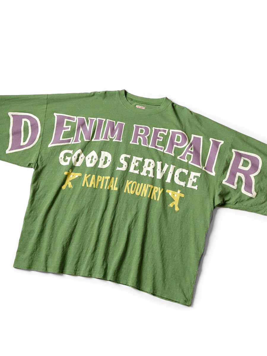 18.5/-天竺 HUGE-T（DENIM REPAIRpt） | KAPITAL