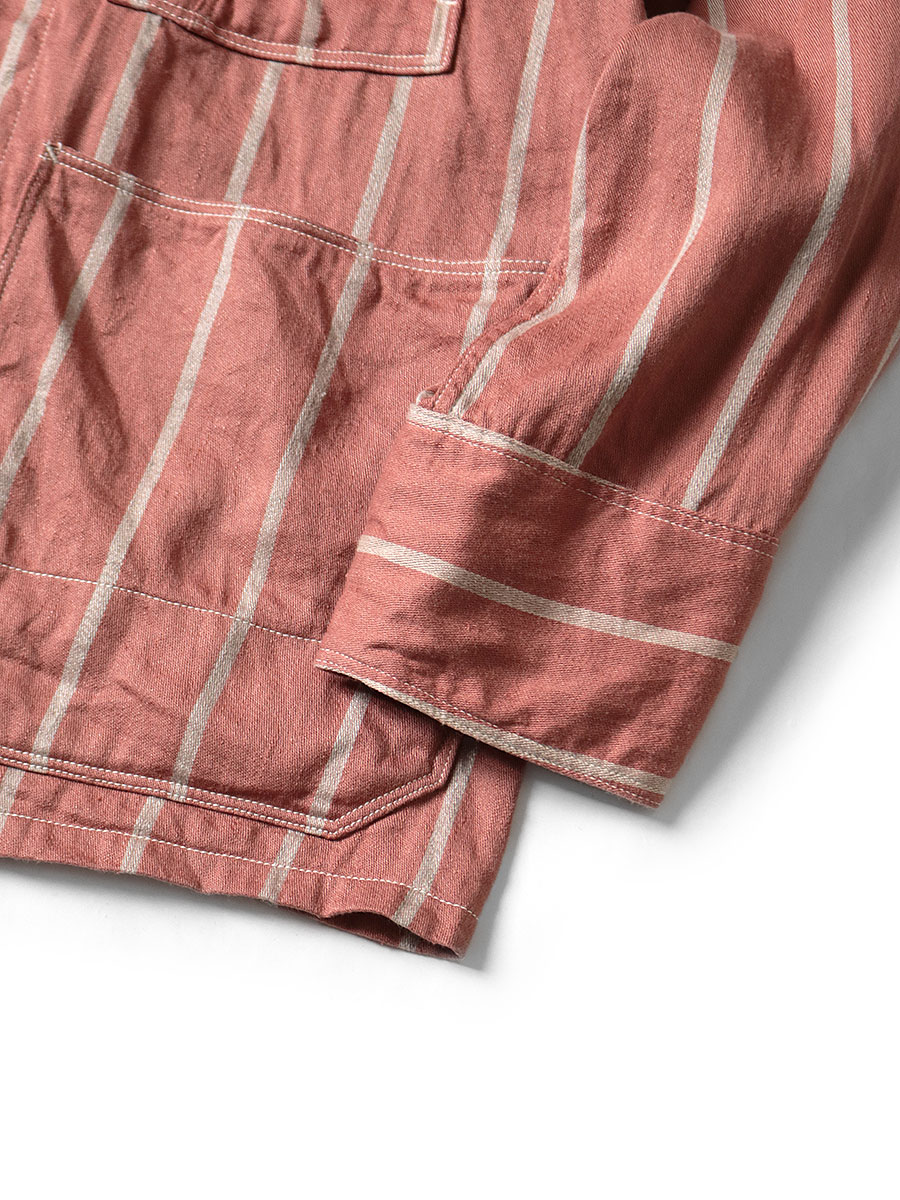 リネン フィリーズストライプ CACTUSカバーオール | KAPITAL