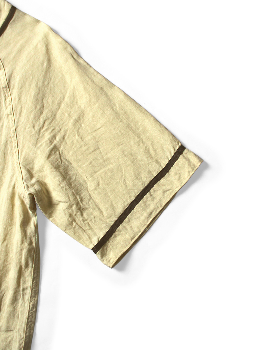 フレンチリネン GREAT KOUNTRY ベースボールシャツ | KAPITAL