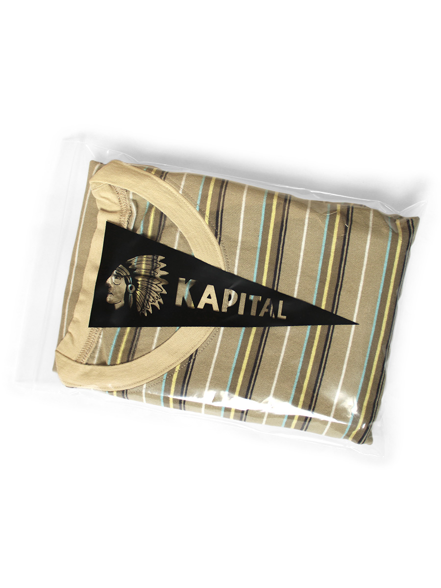 マルチボーダー天竺 ペナントT（3flags） | KAPITAL