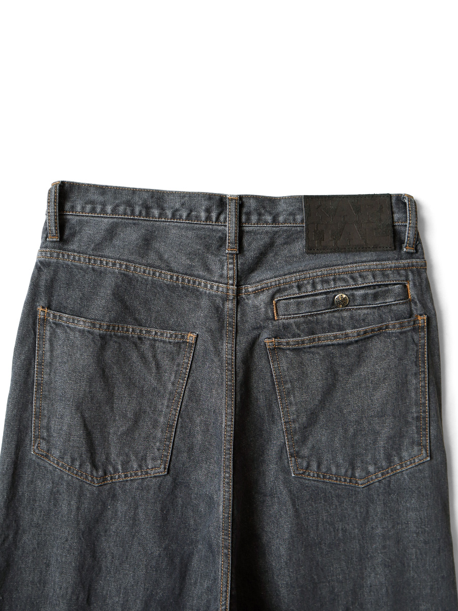 kapital SPEAKEASY ポートバギーデニム Kapital 12Oz SPEAKEASY Denim Port Baggy Pants - Indigo