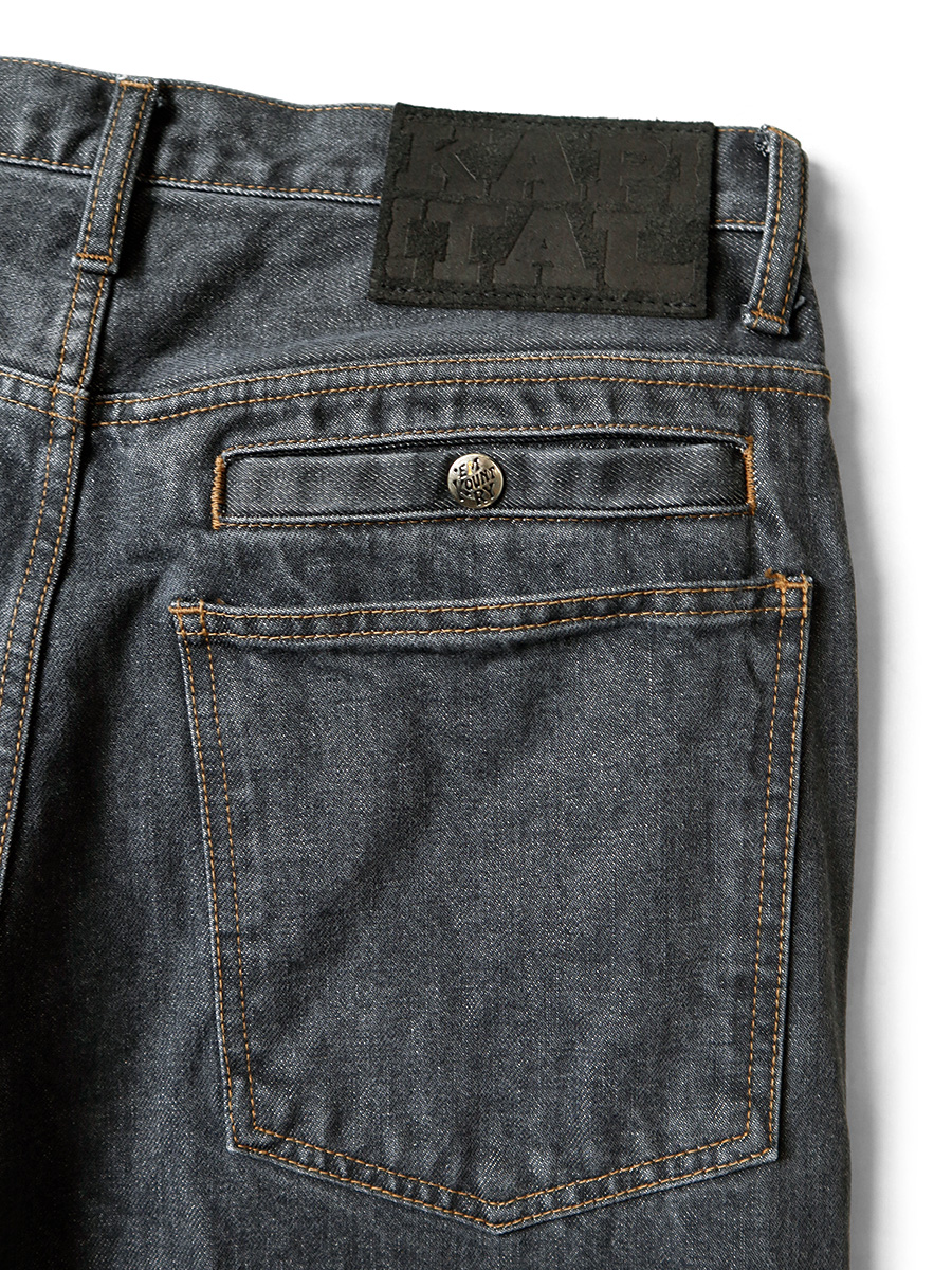 KAPITAL 袴 バギーパンツ サイズ2 インディゴ KAPITAL 袴 バギーパンツ サイズ2 インディゴ インディゴ | KAPITAL