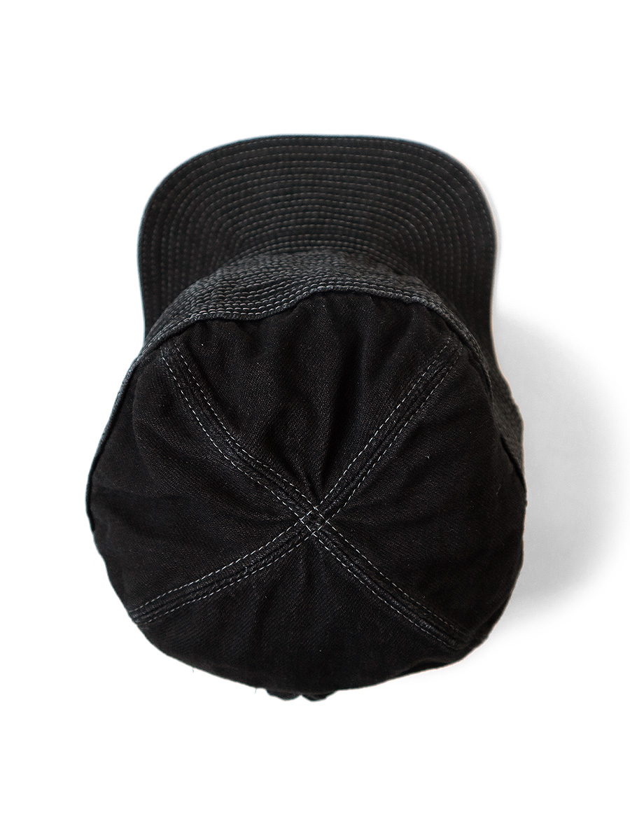 11.5ozブラック×ブラックデニム 老人と海CAP | KAPITAL