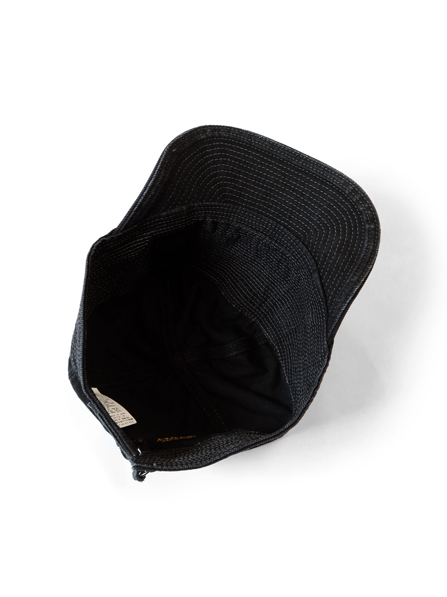 11.5ozブラック×ブラックデニム 老人と海CAP | KAPITAL
