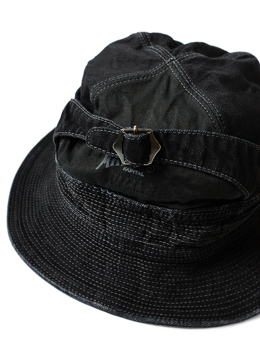 11.5ozブラック×ブラックデニム 老人と海HAT | KAPITAL