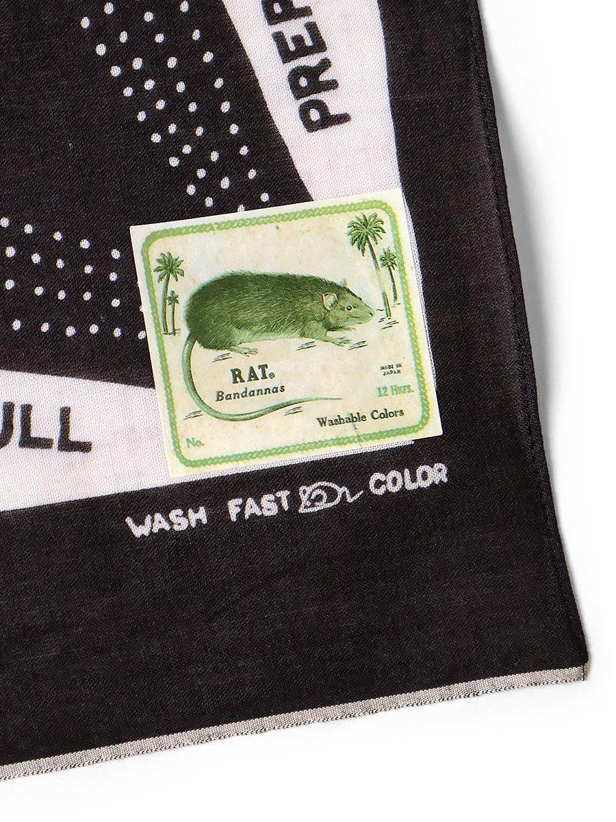 fastcolor セルビッチバンダナ（RAIN SKULL NO WOMAN NO CRY） | KAPITAL