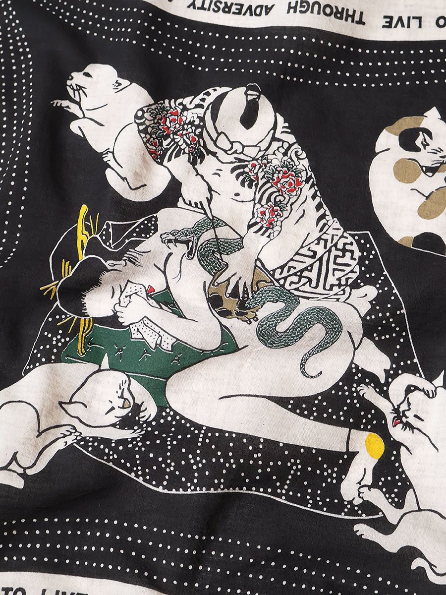 fastcolor セルビッチバンダナ（RAIN SKULL NO WOMAN NO CRY） | KAPITAL