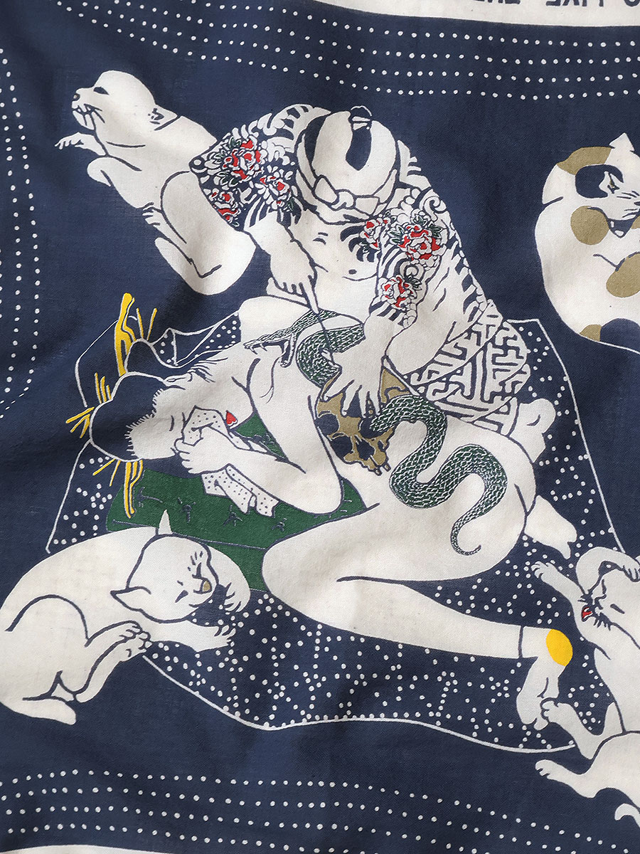 fastcolor セルビッチバンダナ（RAIN SKULL NO WOMAN NO CRY） | KAPITAL