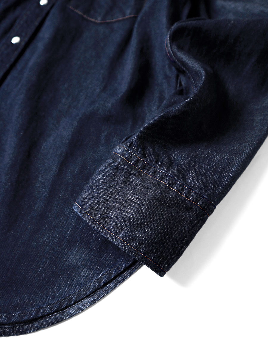 KAPITAL(キャピタル) 8oz ボーン デニム ワーク シャツ Yahoo!オークション - KAPITAL キャピタル 8oz Bone Denim Shirt