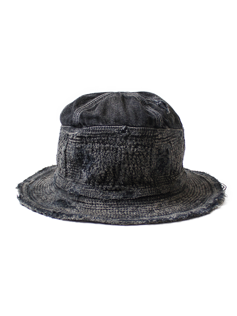 kapital 11.5ozブラック×ブラックデニム　老人と海HAT KAPITAL][キャピタル][11.5ozブラック×ブラックデニム 老人と海