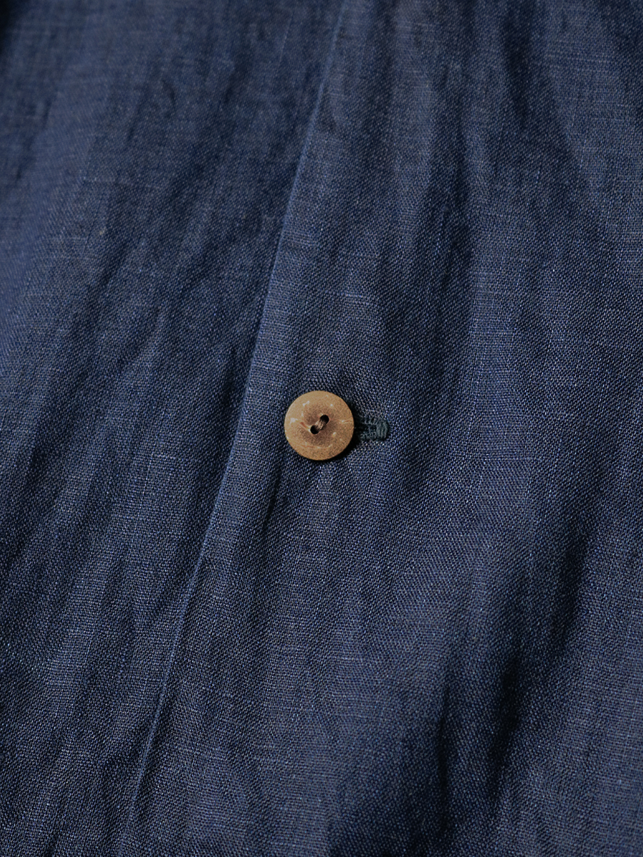 kapital フレンチクロスリネン ラングルカラーアロハシャツ（スフレ紋pt） kapital フレンチクロスリネン ラングルカラーアロハシャツ