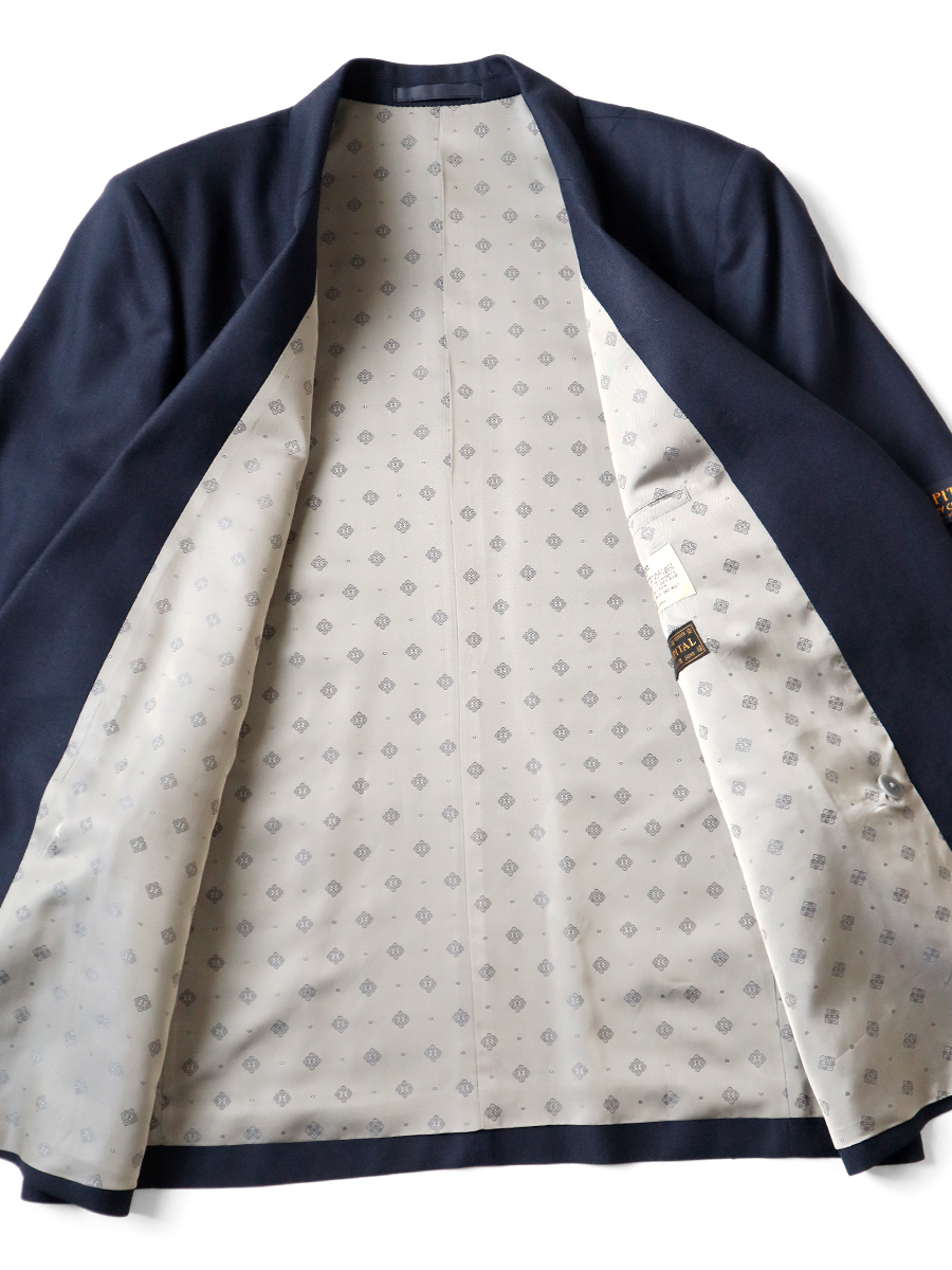 KAPITAL 2way テーラードジャケット ニット エルボーパッチ XS 11008KRJHCS0102303001