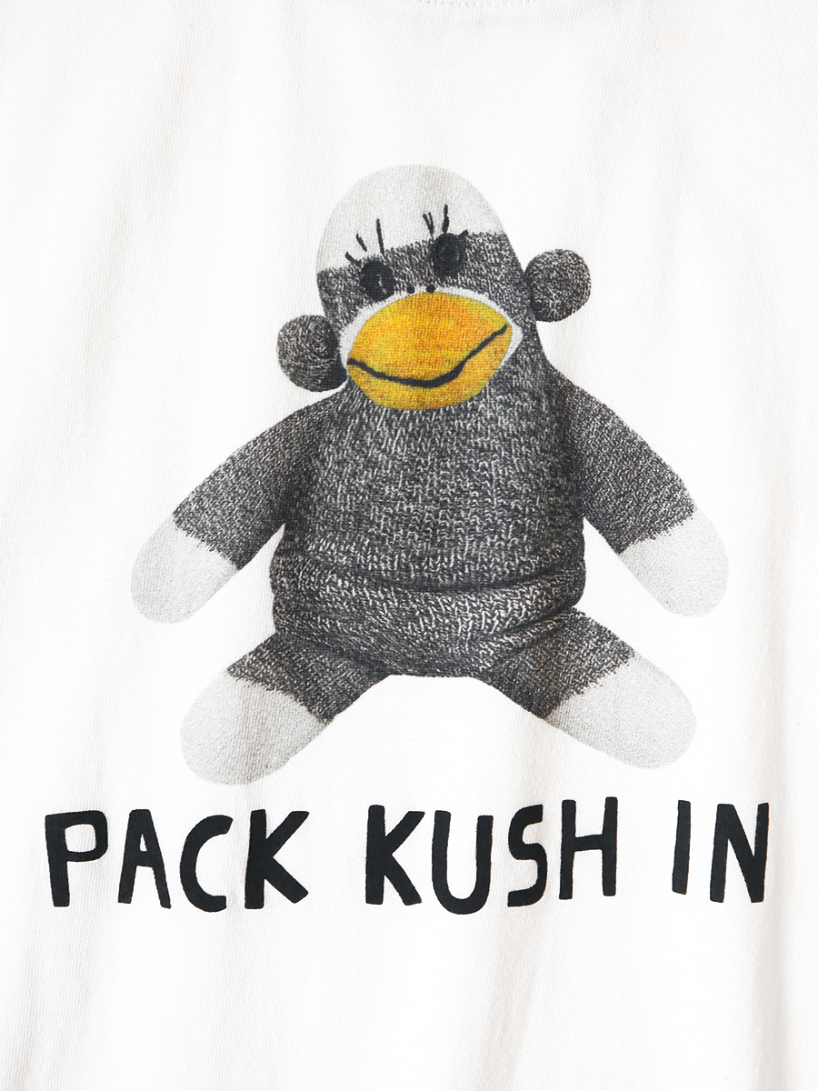 20/-天竺 リンガーT(ちろ作 PACK KUSH INpt) | KAPITAL