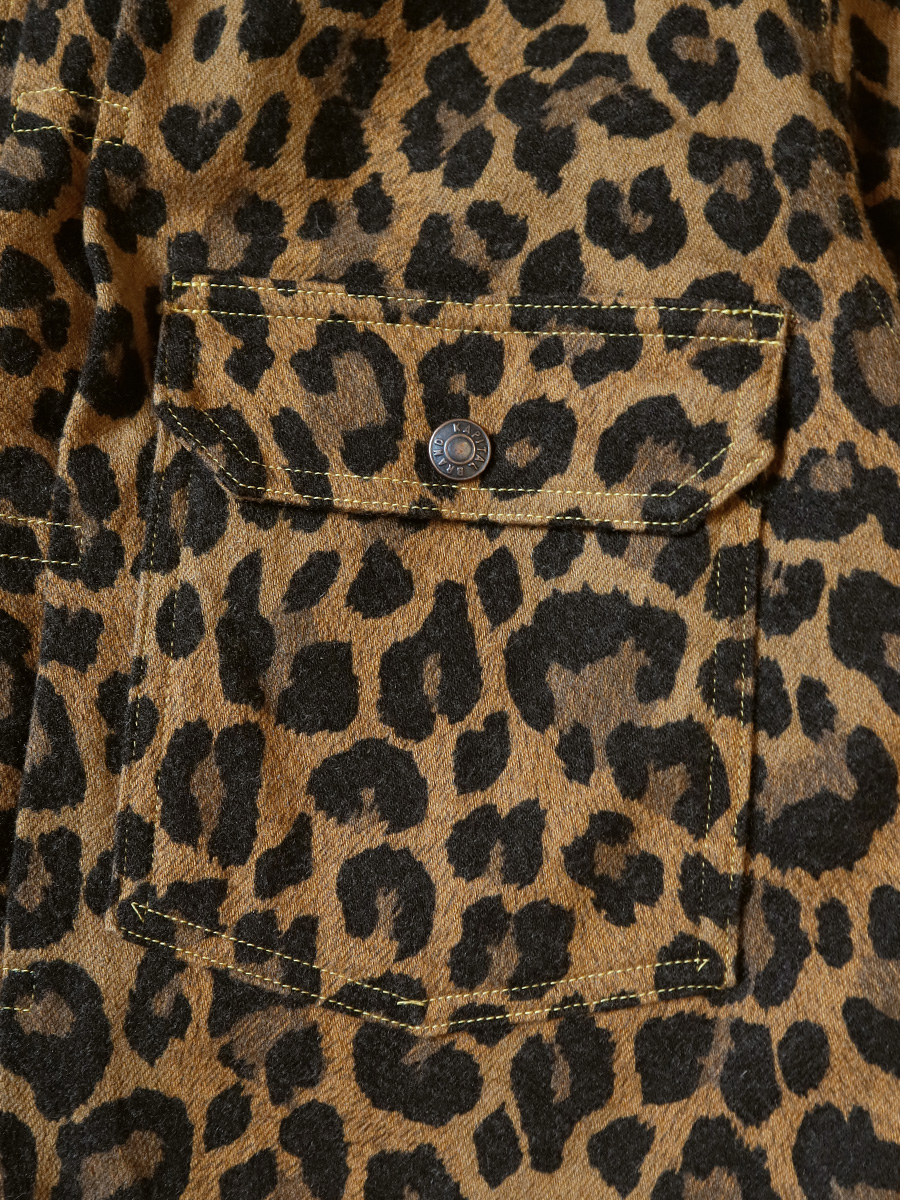 ツイルエイジングウール レパード柄 1ST JKT | KAPITAL