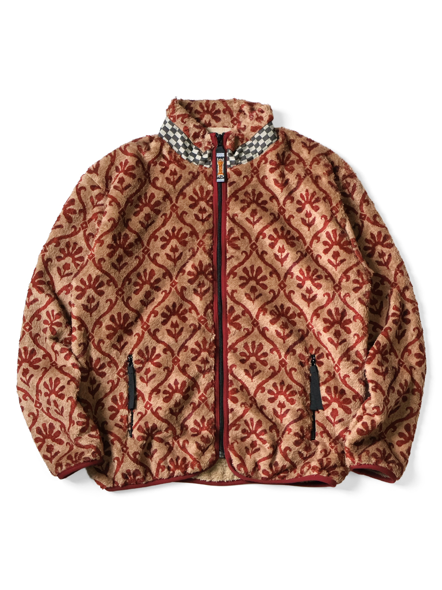 トップス KAPITAL Yosemite Arabesque Fleece Size 1 ヨセミテアラベスク柄フリース ZIPブルゾン | KAPITAL