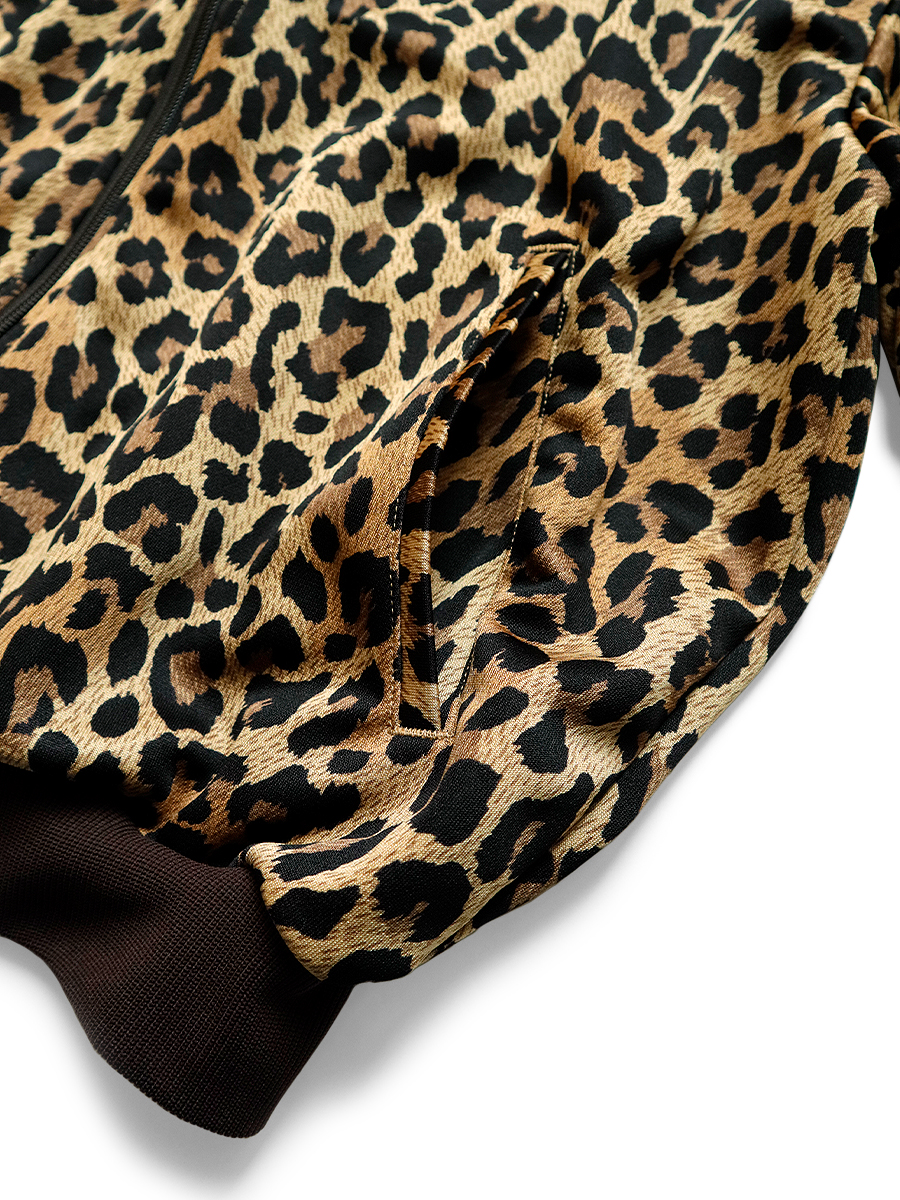 スムースジャージー レパード柄 スタントマン&ウーマン トラックJKT