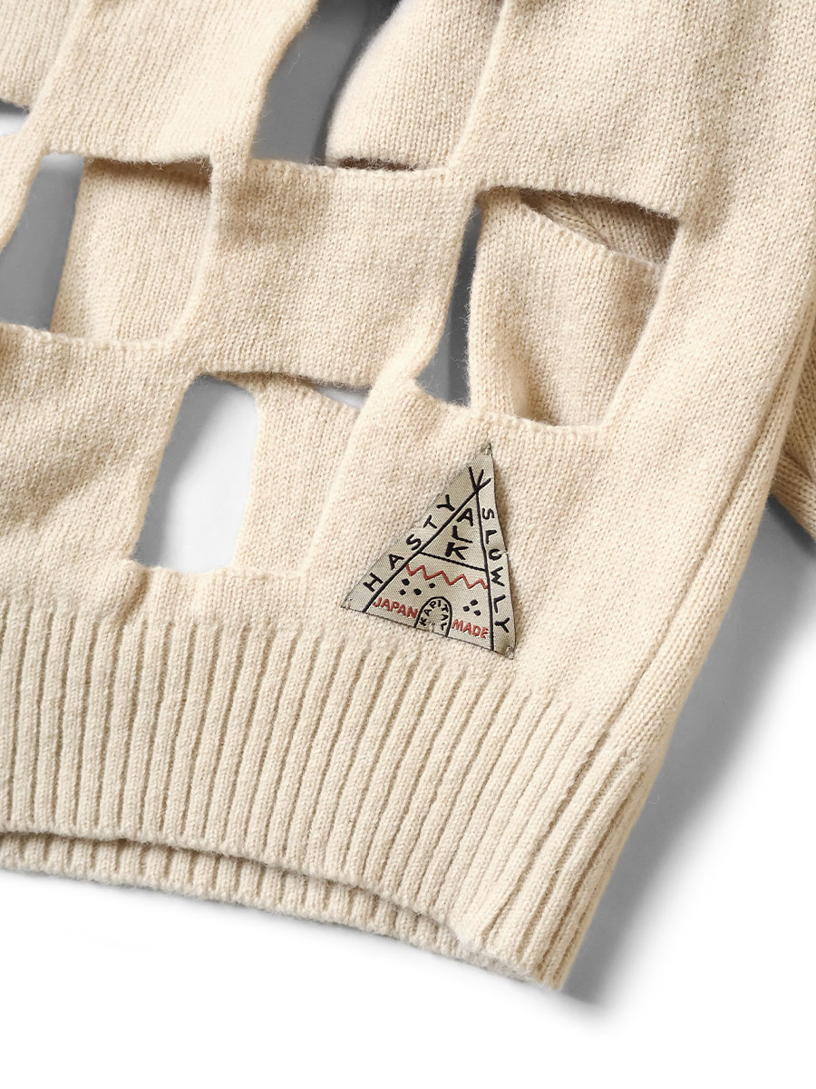 7G ウール ウィンドペンBIGクルーセーター | KAPITAL